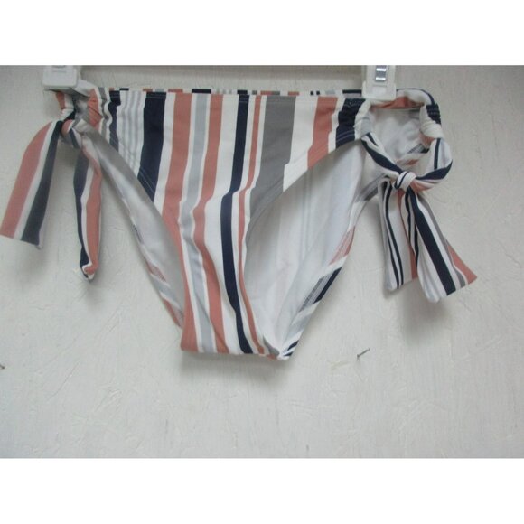 Adore Me Women's Rimini Striped Contour Bikini Swim Bottom Size Medium NWOT!!! - Picture 1 of 2